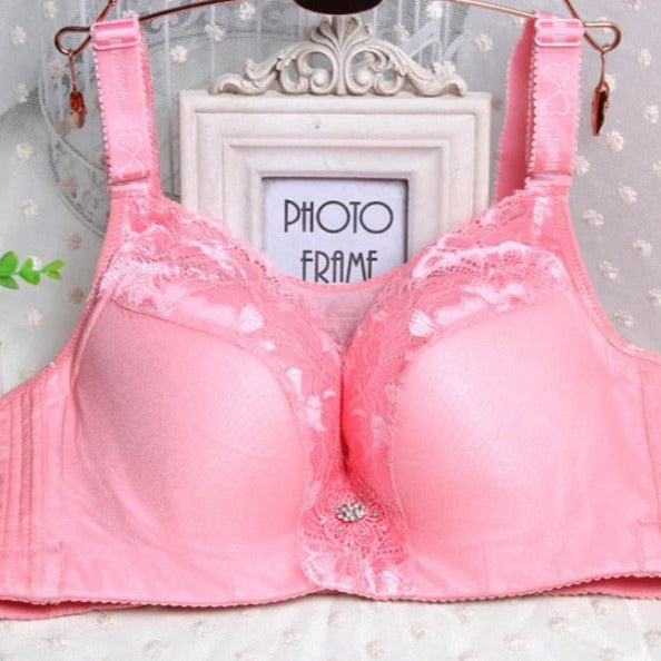 "Emilia" Plus-Size Super Comfortable Push Up Bra